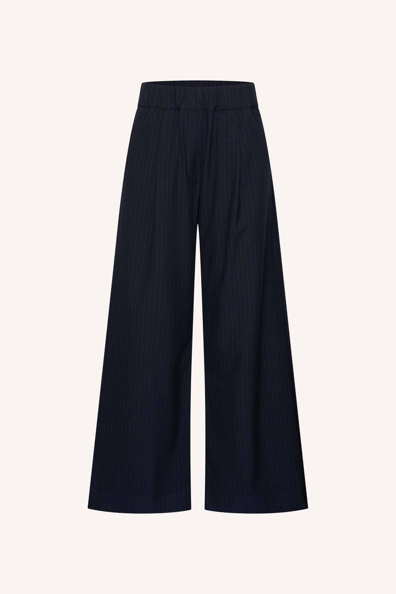 Pantalon Benji rayé | dark pine stripe