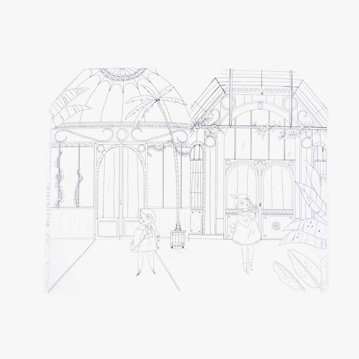 Cahier stickers Les Parisiennes - 20 pages