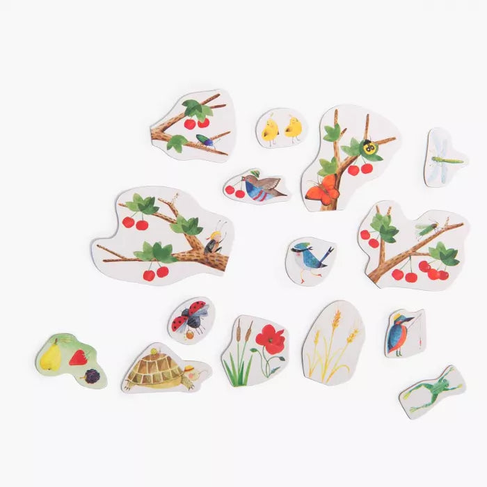 Calendrier magnétique des saisons - Le jardin du Moulin