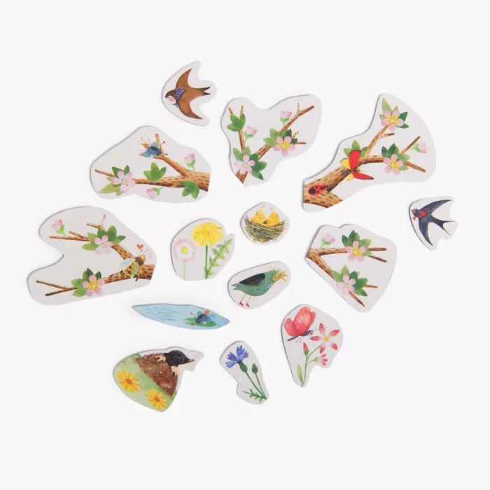 Calendrier magnétique des saisons - Le jardin du Moulin