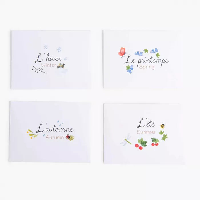 Calendrier magnétique des saisons - Le jardin du Moulin
