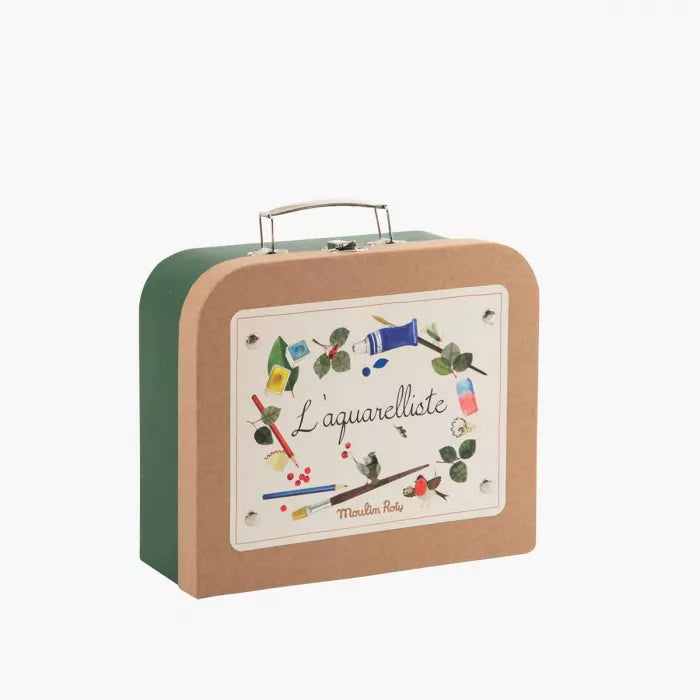 Valise aquarelliste Le jardin du Moulin