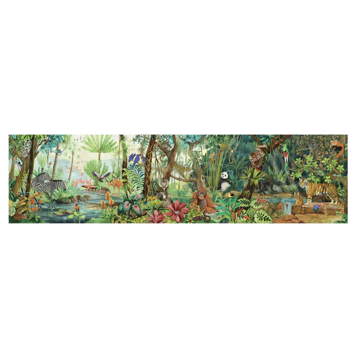 Puzzle dans la forêt tropicale (350 pièces) Tout autour du monde