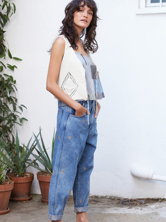Gilet VIOLINE – Ecru