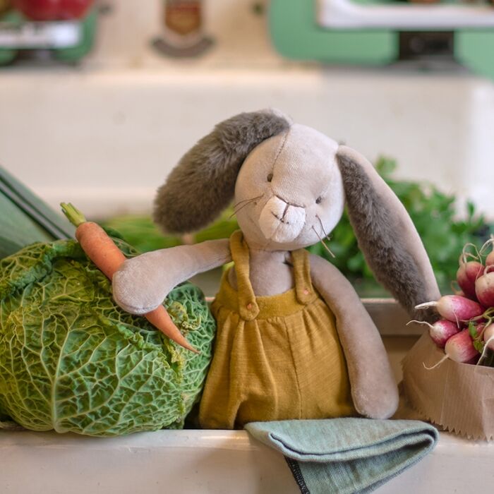 Peluche Lapin ocre - Trois petits lapins