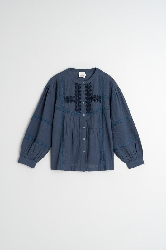 CHEMISE BRODÉE ETHNIQUE