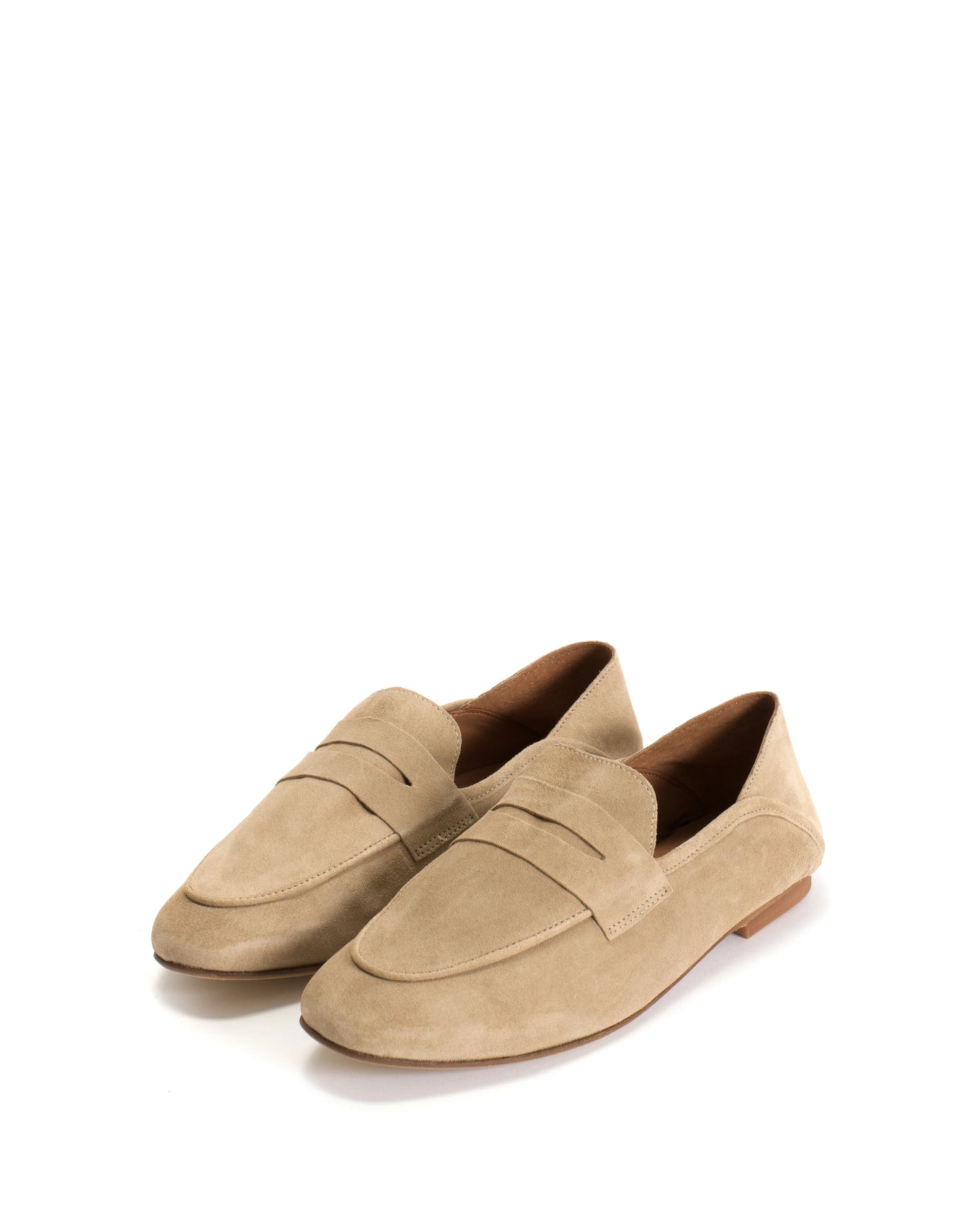 Mocassins Lindsay Calf Suede Desert Sand