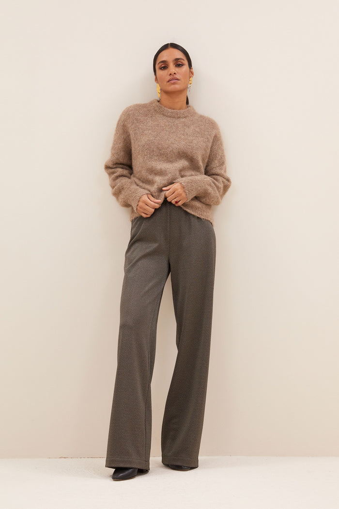 sonny natural pullover | biscuit