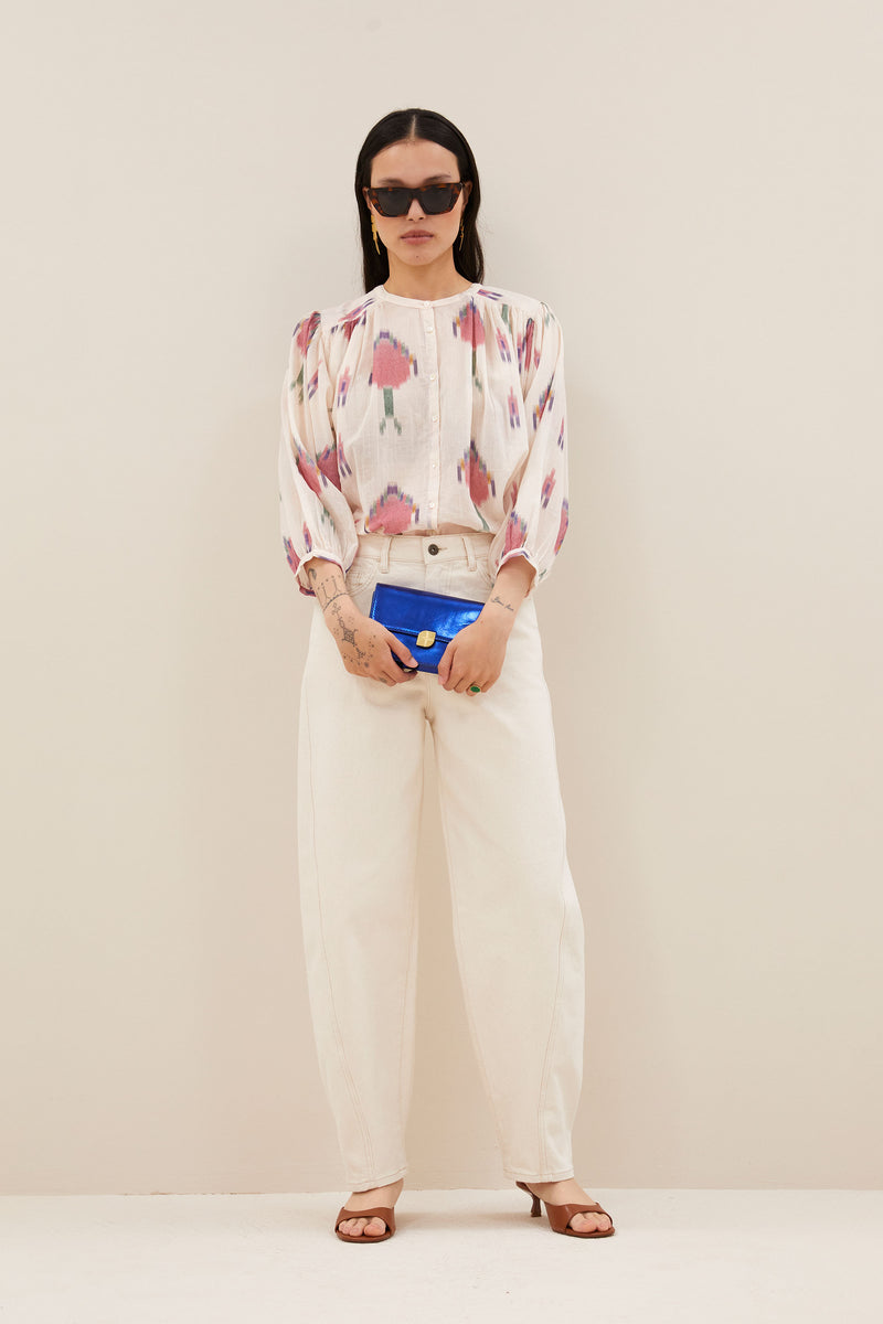 Blouse Becky Ikat - Spring Ikat