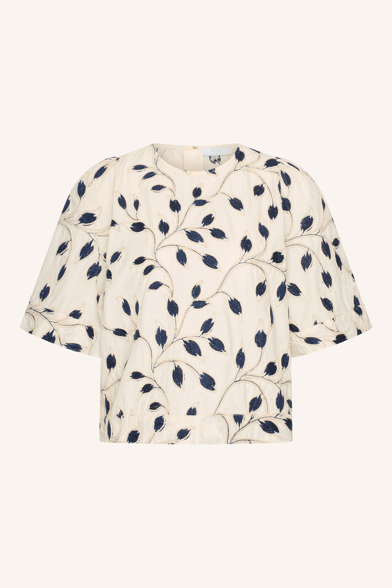 Blouse Olivia Botanic - Bleu Nuit