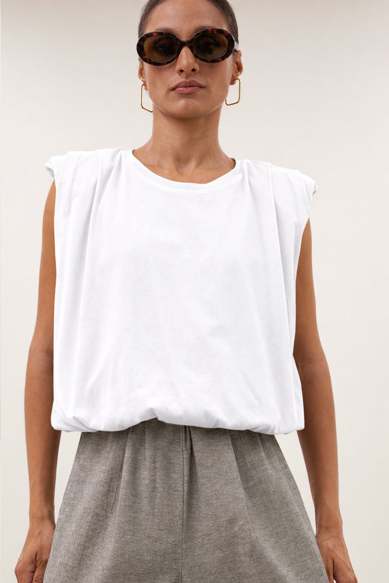 Top Nilou Jersey - Off White