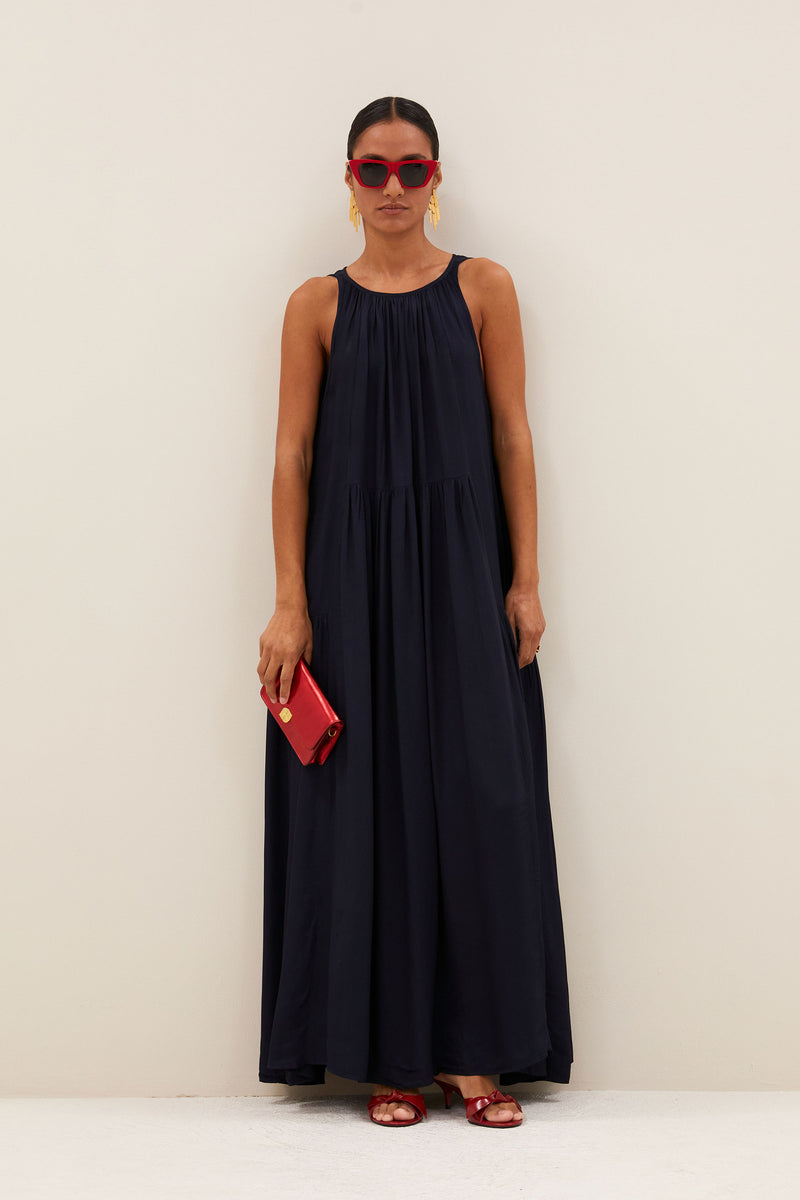 Robe Peggy Twill - Captain Blue