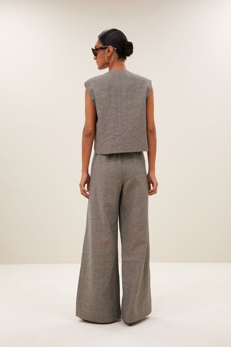Gilet Nori Melange - Charcoal Melee