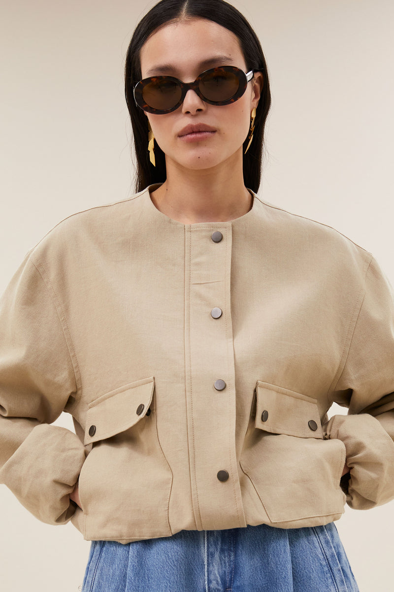 Veste Maggie Canvas - Sable