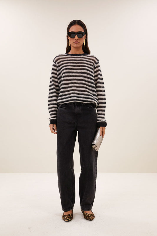 Pull Gwen  I Black White Stripe