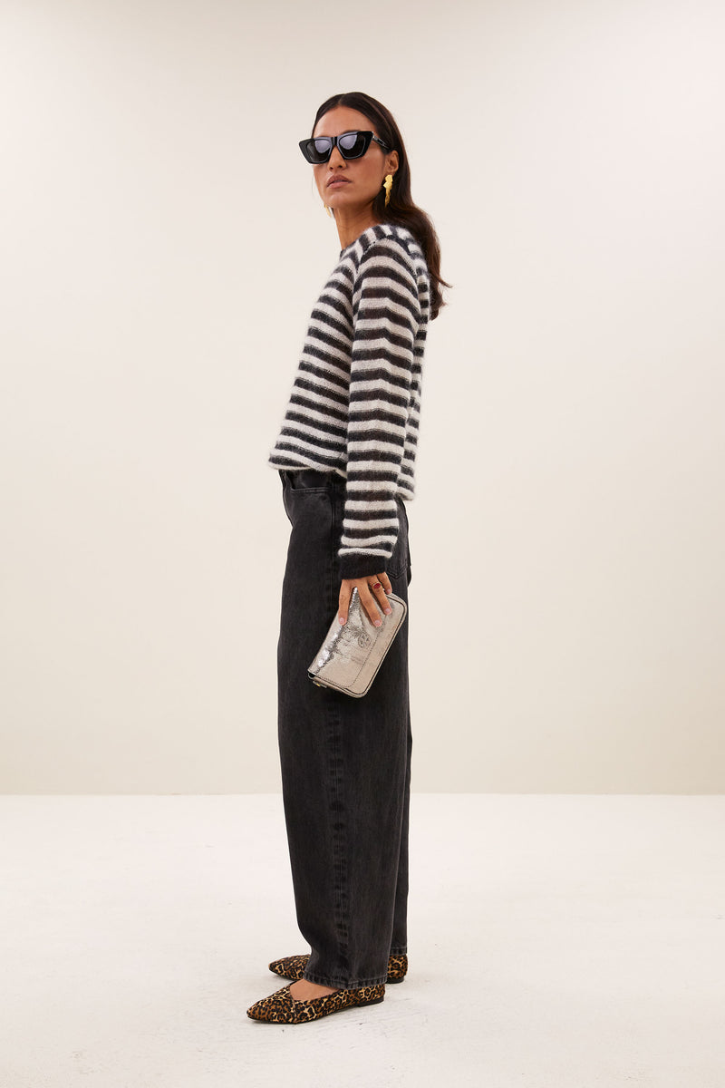 Pull Gwen  I Black White Stripe