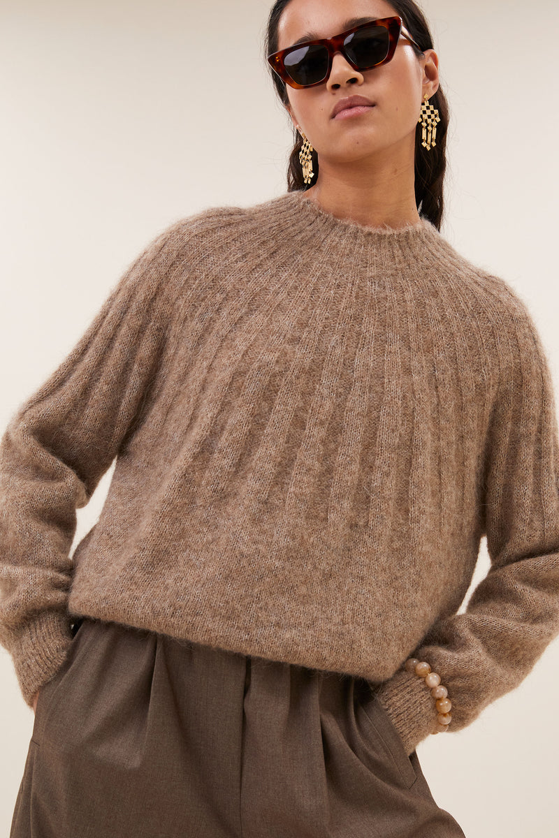 Pullover - Zoe  Biscuit Melee