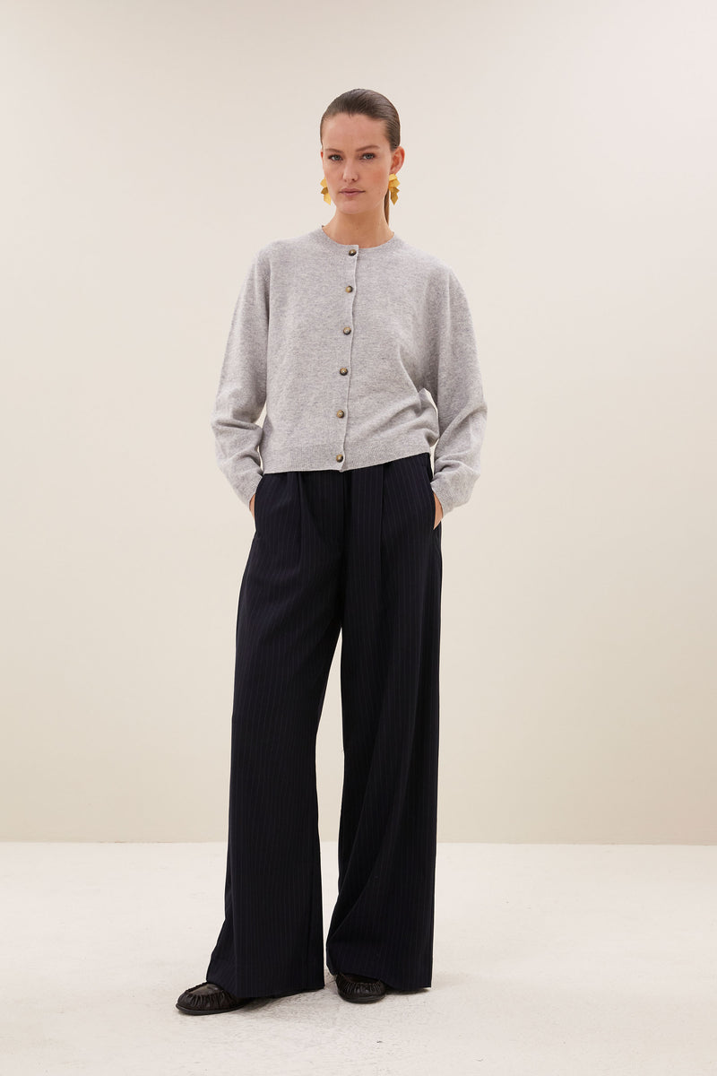Pantalon Benji rayé | dark pine stripe