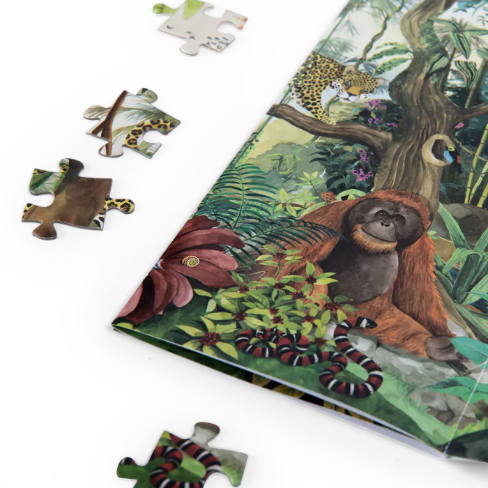 Puzzle dans la forêt tropicale (350 pièces) Tout autour du monde