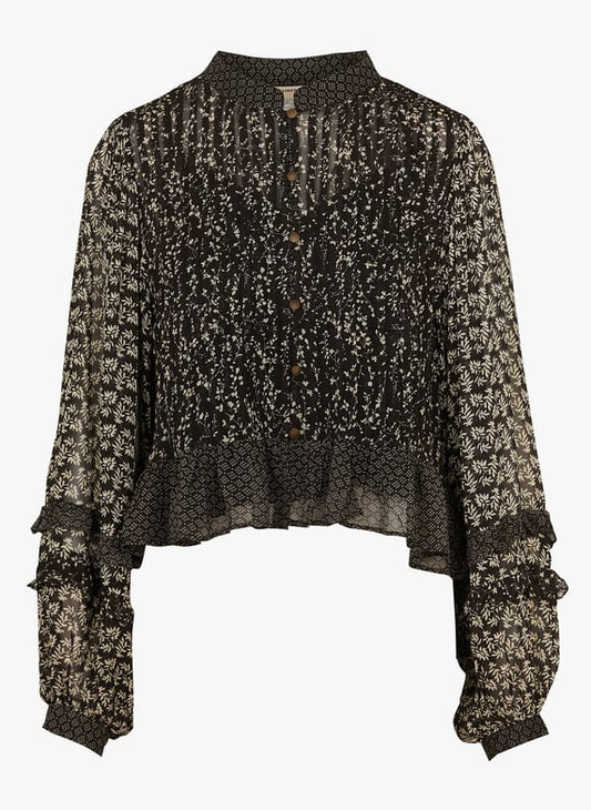 Blouse Catalina Noir (Georgette) AW25