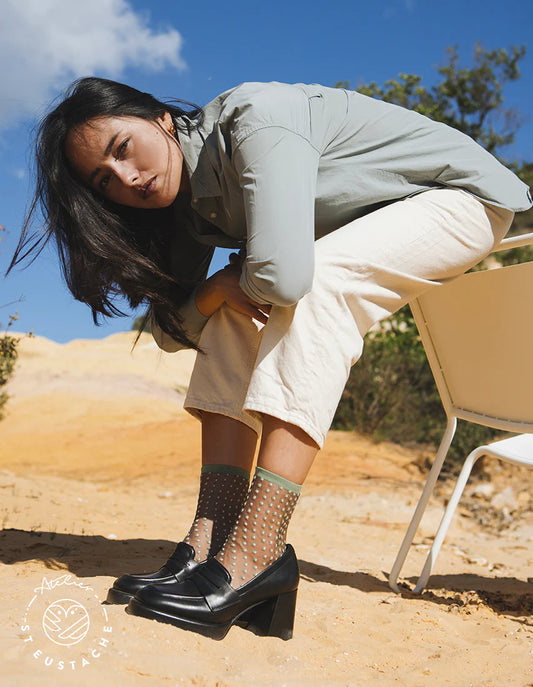 Chaussettes Crescent Dunes Sauge