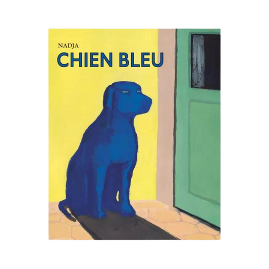 Livre chien bleu de Nadja