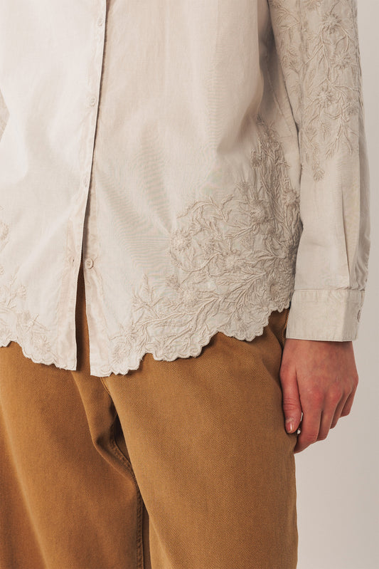 CHEMISE EN VOILE BRODÉE
