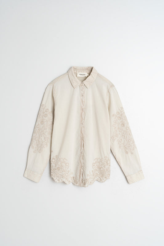 CHEMISE EN VOILE BRODÉE